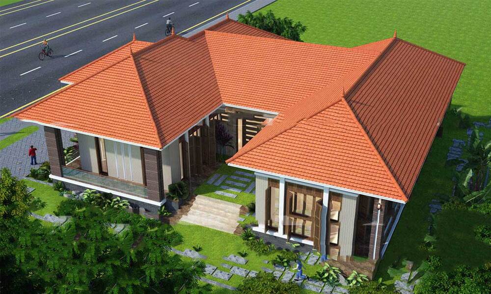 Nhà chữ U là gì? những điều gia chủ cần biết khi xây nhà chữ U.